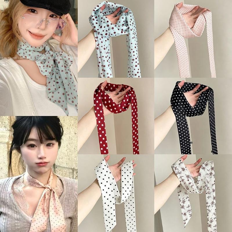 Scarf Silk Neck - Pañuelo de seda con estampado floral