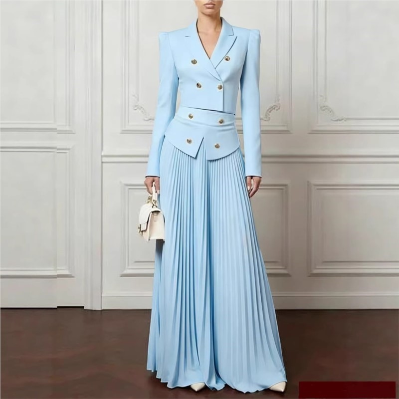 Woman Formal Wear - Conjunto Elegante de 2 Piezas para