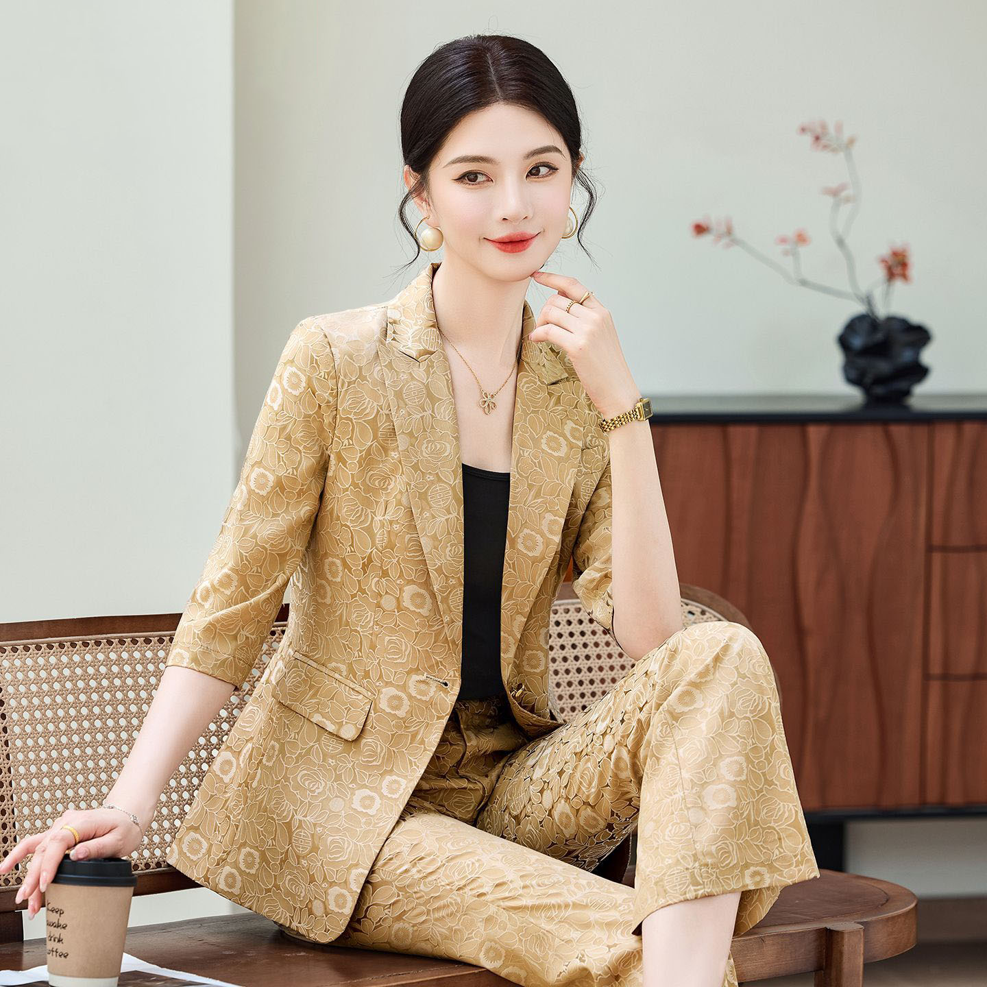 Traje Profesional de Media Man - Women Formal Wear Pants reseña y precio