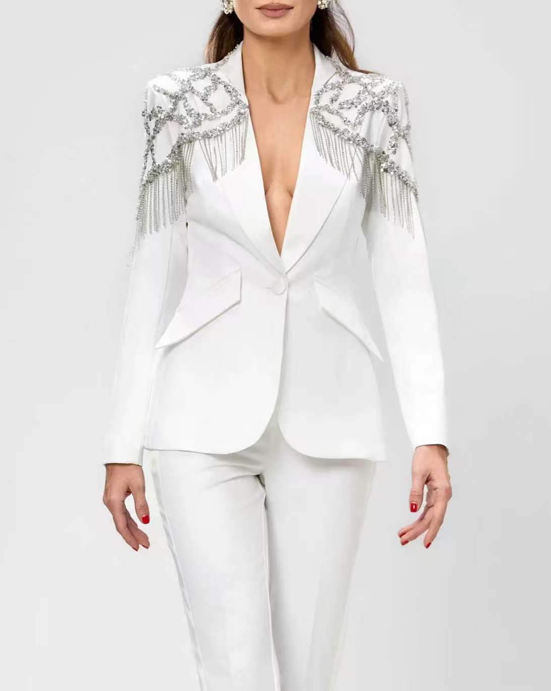 Conjunto de traje de mujer con - Women'S Formal Wear Tuxedo reseña y precio