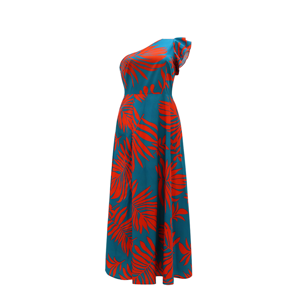 Vestido largo con estampado tr - Women Formal Wear Zara reseña y precio