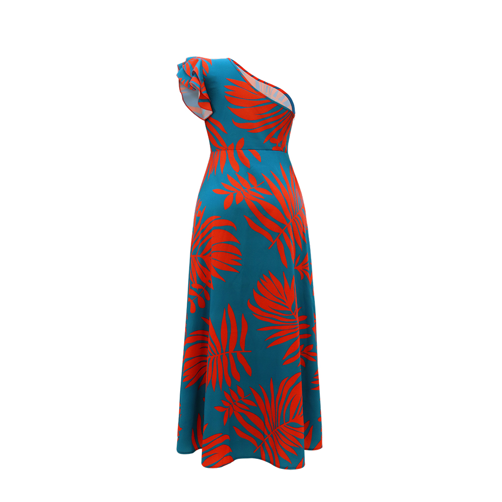 Vestido largo con estampado tr - Women Formal Wear Zara reseña y precio