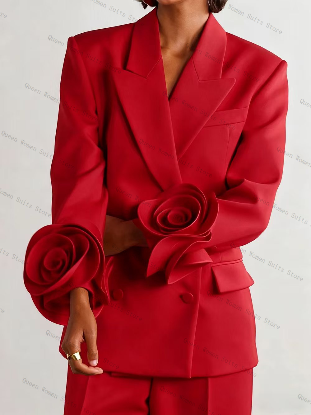 Conjunto de traje rojo de lujo - Women'S Formal Wear Tuxedo reseña y precio