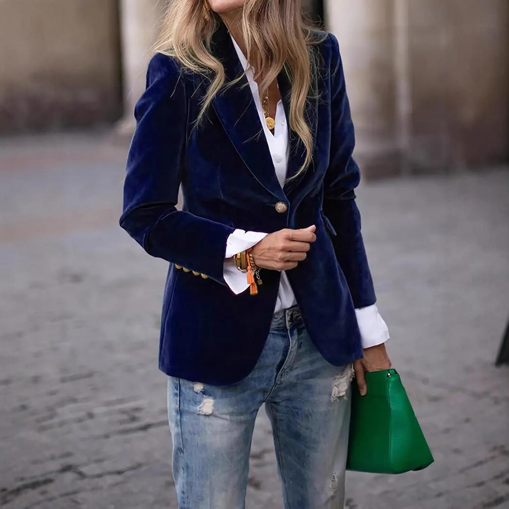 Blazer de terciopelo de talla  - Women'S Formal Wear Tuxedo reseña y precio