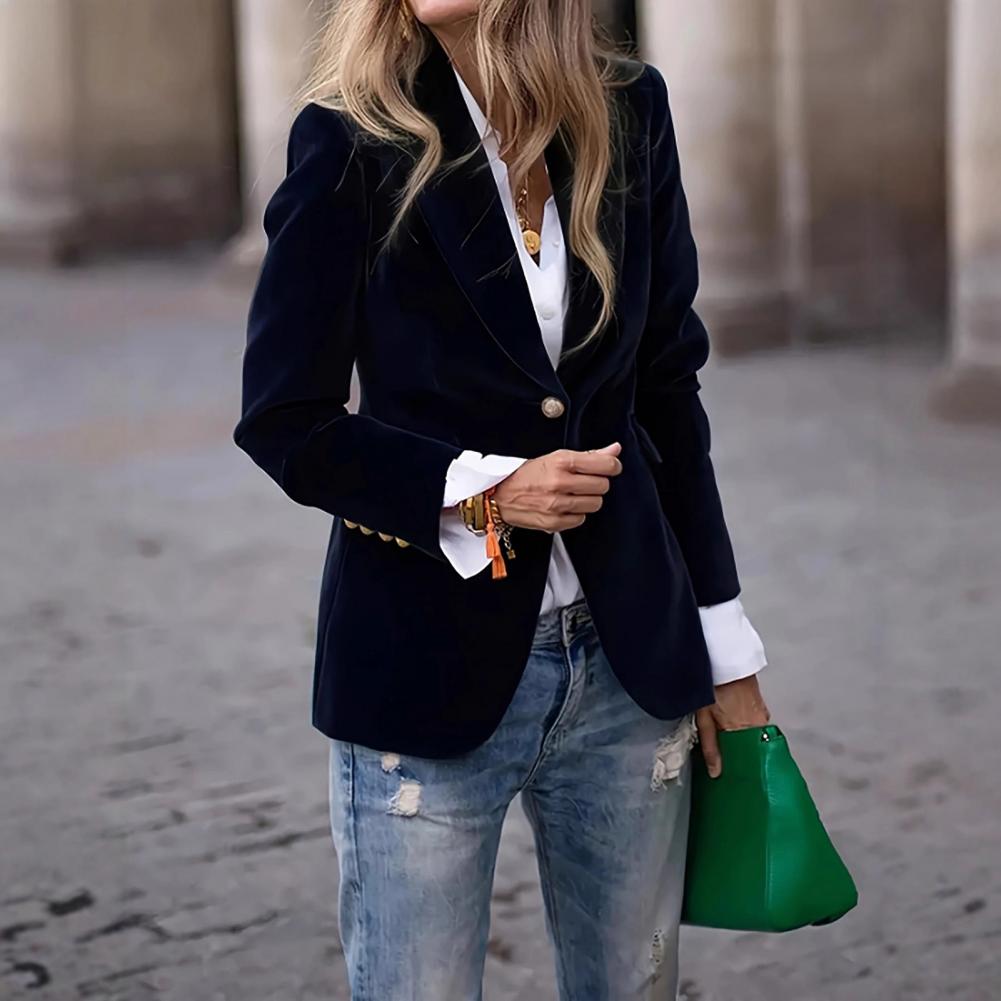 Blazer de terciopelo de talla  - Women'S Formal Wear Tuxedo reseña y precio