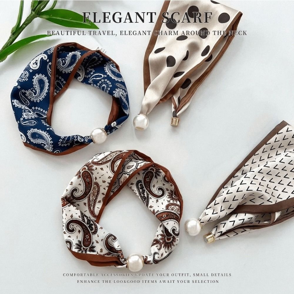 Elegante Pañuelo de Seda con C - Scarf Silk Neck reseña y precio