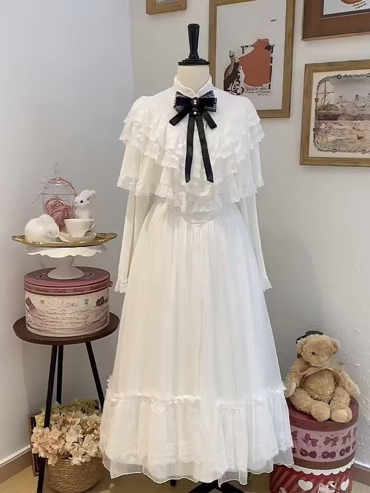 Vestido japonés de encaje con  - Woman Formal Wear reseña y precio