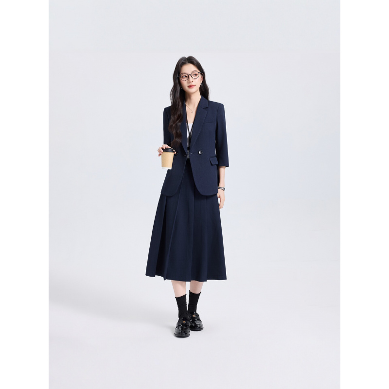 Conjunto de Traje Azul Marino  - Women Formal Wear Pants reseña y precio
