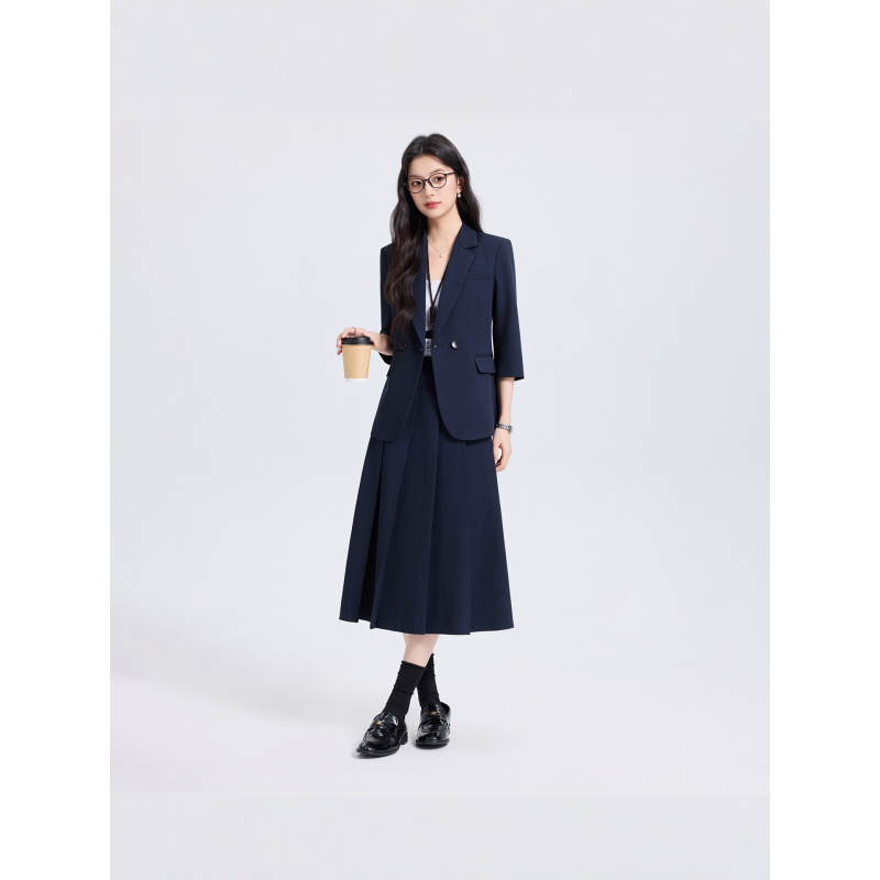 Conjunto de Traje Azul Marino  - Women Formal Wear Pants reseña y precio