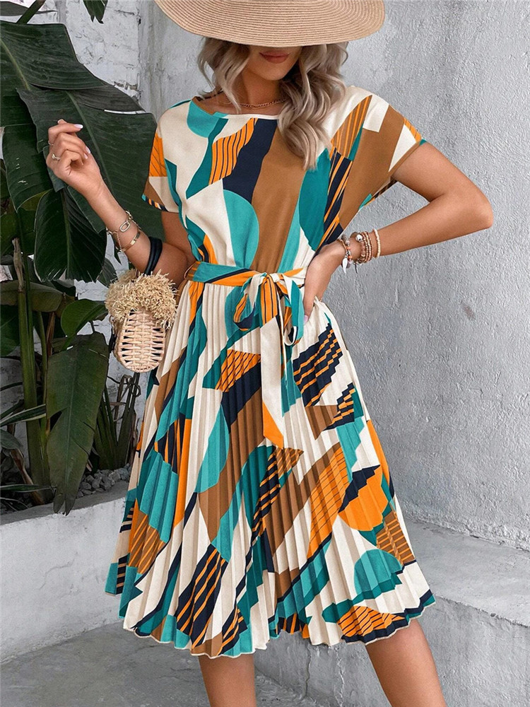 Msfilia-vestido largo plisado  - Women Formal Wear Zara reseña y precio
