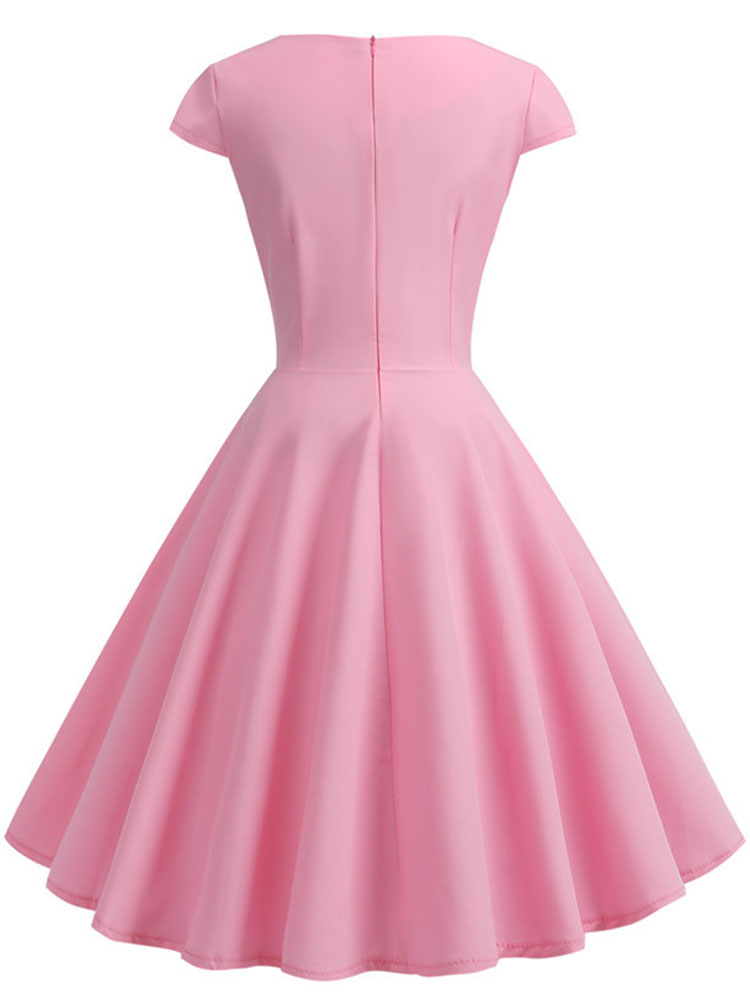 Vestido rosa de verano para mu - Women Formal Wear Zara reseña y precio