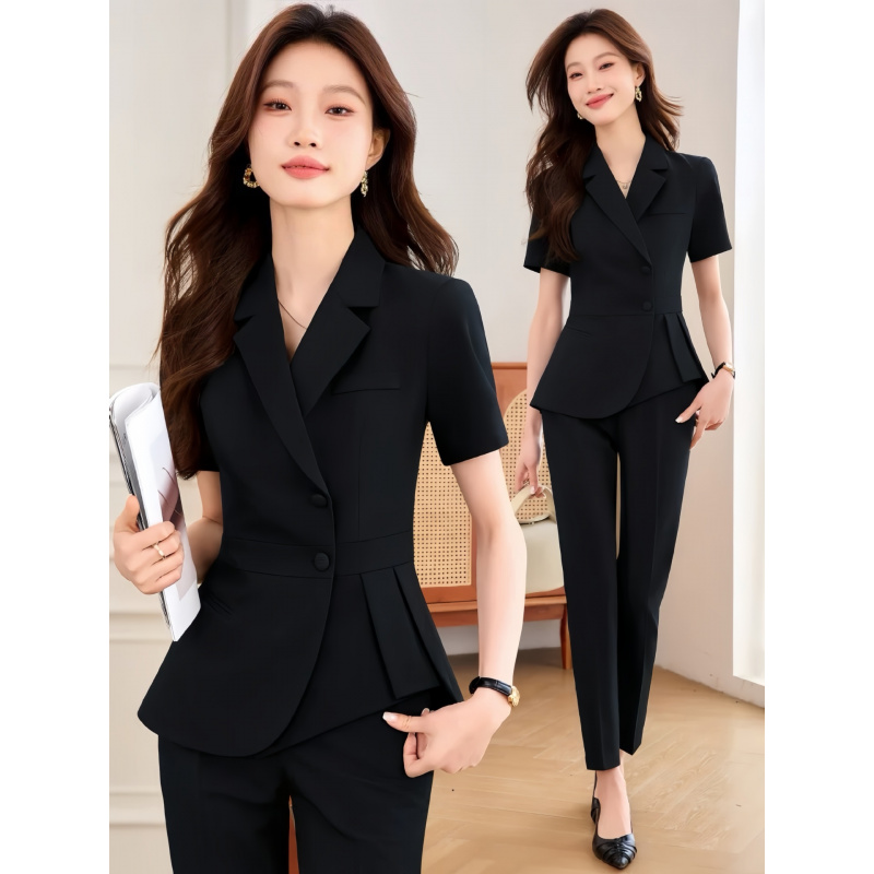 Traje profesional delgado azul - Women Formal Wear Pants reseña y precio